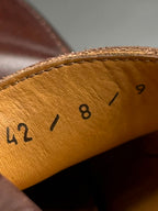 SUITSUPPLY Mens Brown Leather Penny Loafers - 42