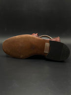 BALLY Mens Brown Leather Cap Toe Monk Strap loafers - 44.5