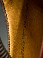 BALLY Mens Brown Leather Cap Toe Monk Strap loafers - 44.5