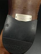 BALLY Mens Brown Leather Cap Toe Monk Strap loafers - 44.5