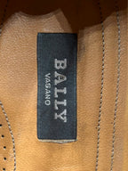 BALLY Mens Brown Leather Cap Toe Monk Strap loafers - 44.5