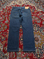 Levi's 501 Original Dark WashED Straight FIT JEANS - 34