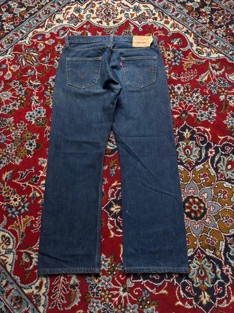 Levi's 501 Original Dark WashED Straight FIT JEANS - 34