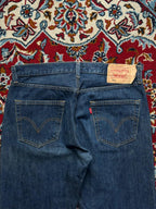 Levi's 501 Original Dark WashED Straight FIT JEANS - 34