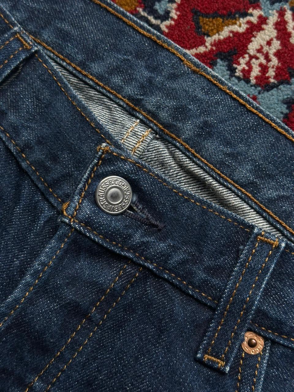 Levi's 501 Original Dark WashED Straight FIT JEANS - 34