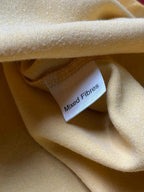 Vintage Polo Ralph Lauren Yellow Mixed Fibres BUTTON DOWN SHIRT - L