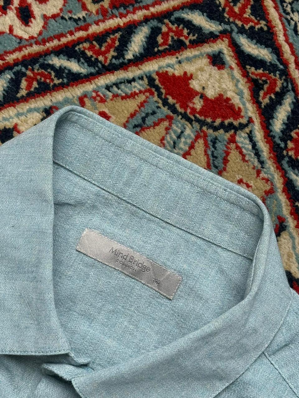 Mind Bridge Common Light Blue BUTTON DOWN SHIRT - M