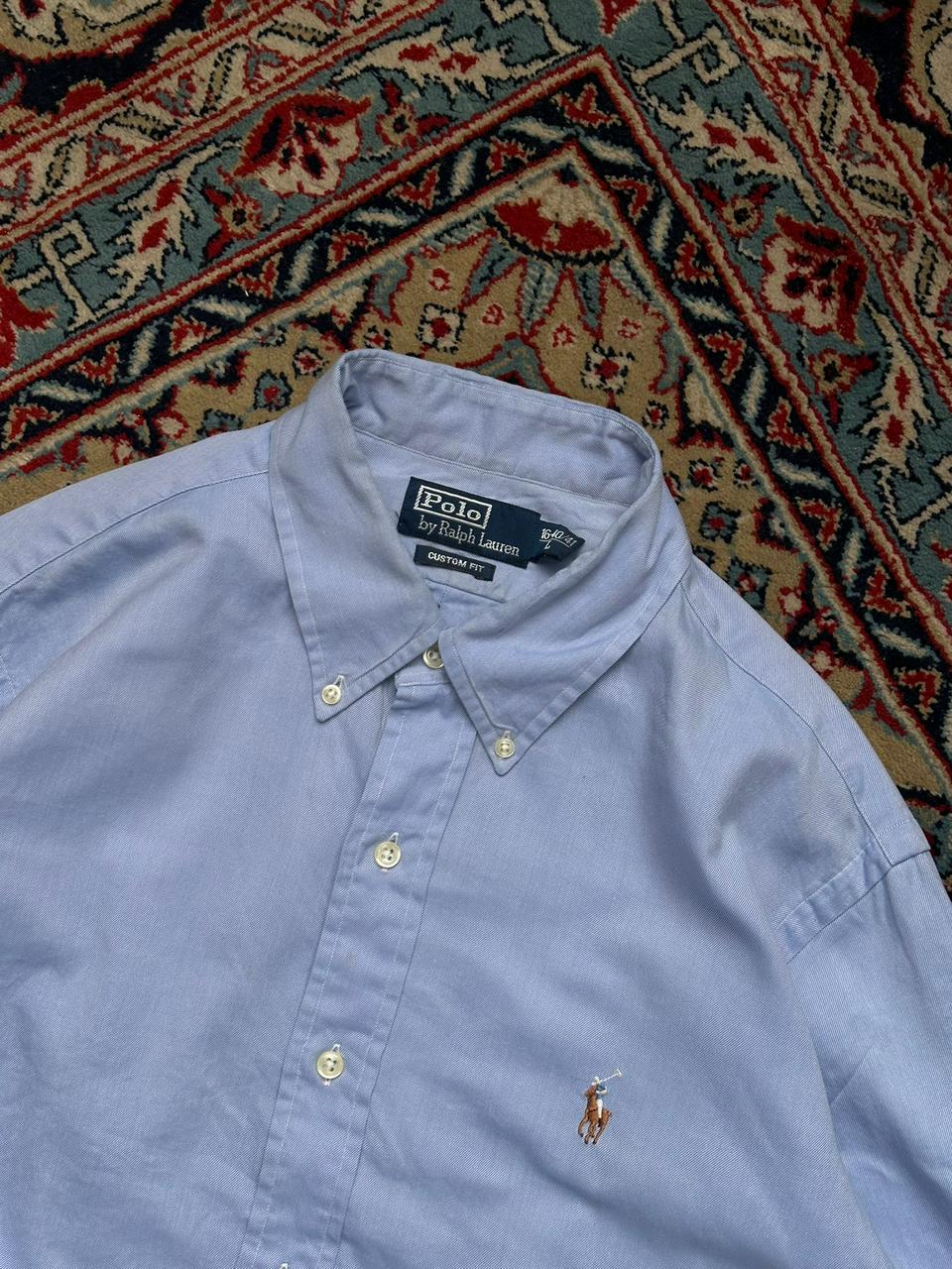 Polo Ralph Lauren Custom Fit Light Blue BUTTON DOWN SHIRT - XL