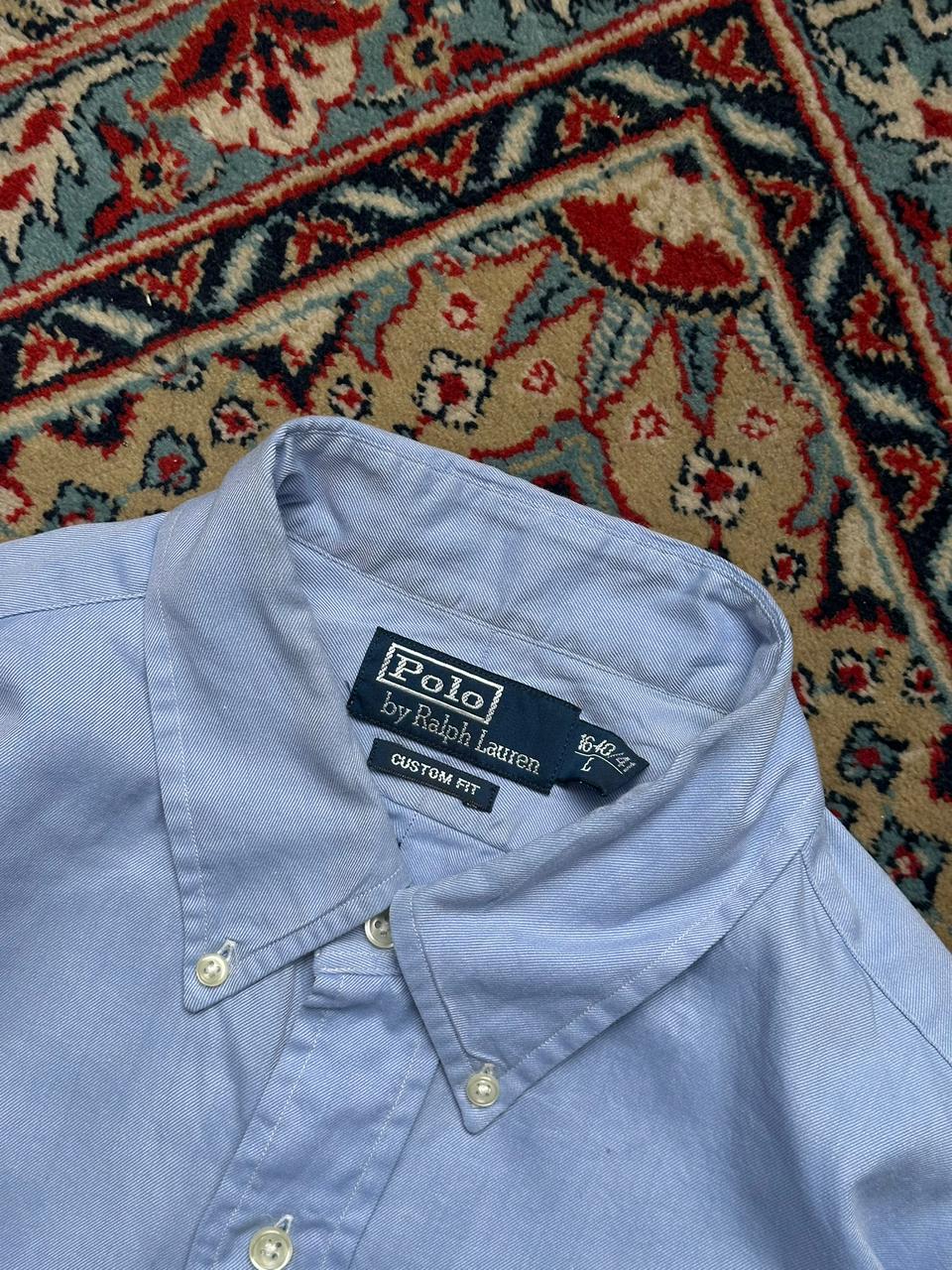 Polo Ralph Lauren Custom Fit Light Blue BUTTON DOWN SHIRT - XL