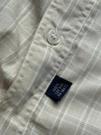 Ralph Lauren Beige Plaid Cotton BUTTON DOWN SHIRT - L