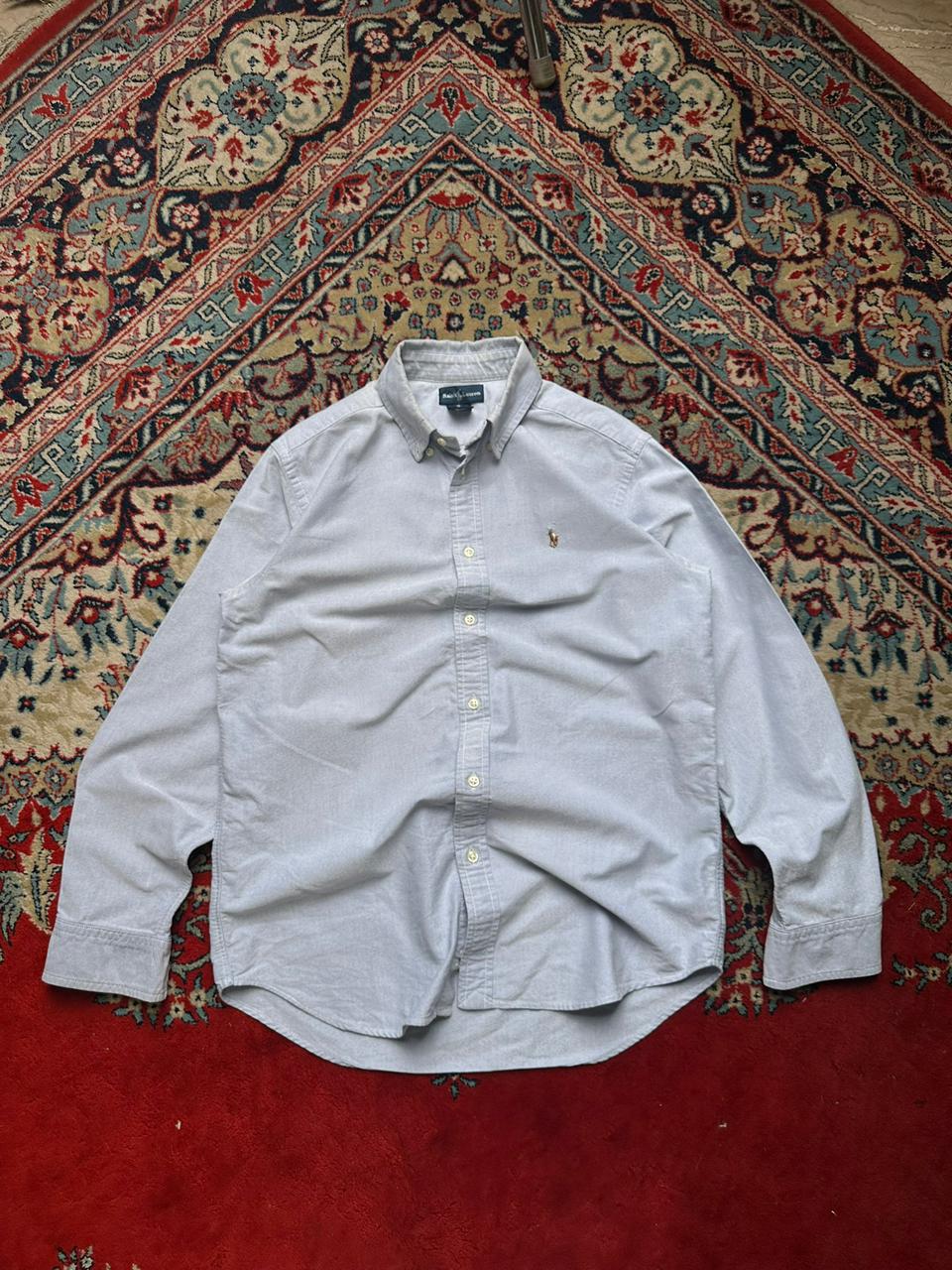 Ralph Lauren Light Blue Oxford Cotton BUTTON DOWN SHIRT - S
