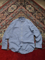 Polo Ralph Lauren Check Linen BUTTON DOWN SHIRT - L