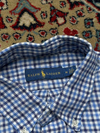 Polo Ralph Lauren Check Linen BUTTON DOWN SHIRT - L