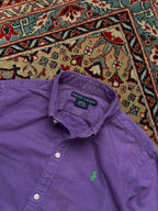 Polo Ralph Lauren Purple Slim Fit Oxford Cotton BUTTON DOWN SHIRT - M