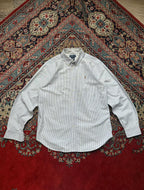 RALPH LAUREN STRIPED OXFORD BUTTON DOWN SHIRT - M