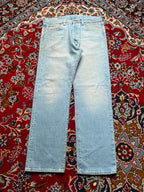 Vintage Levis 501 Premium "90's Reissued" Straight Fit Light WashED JEANS - 32