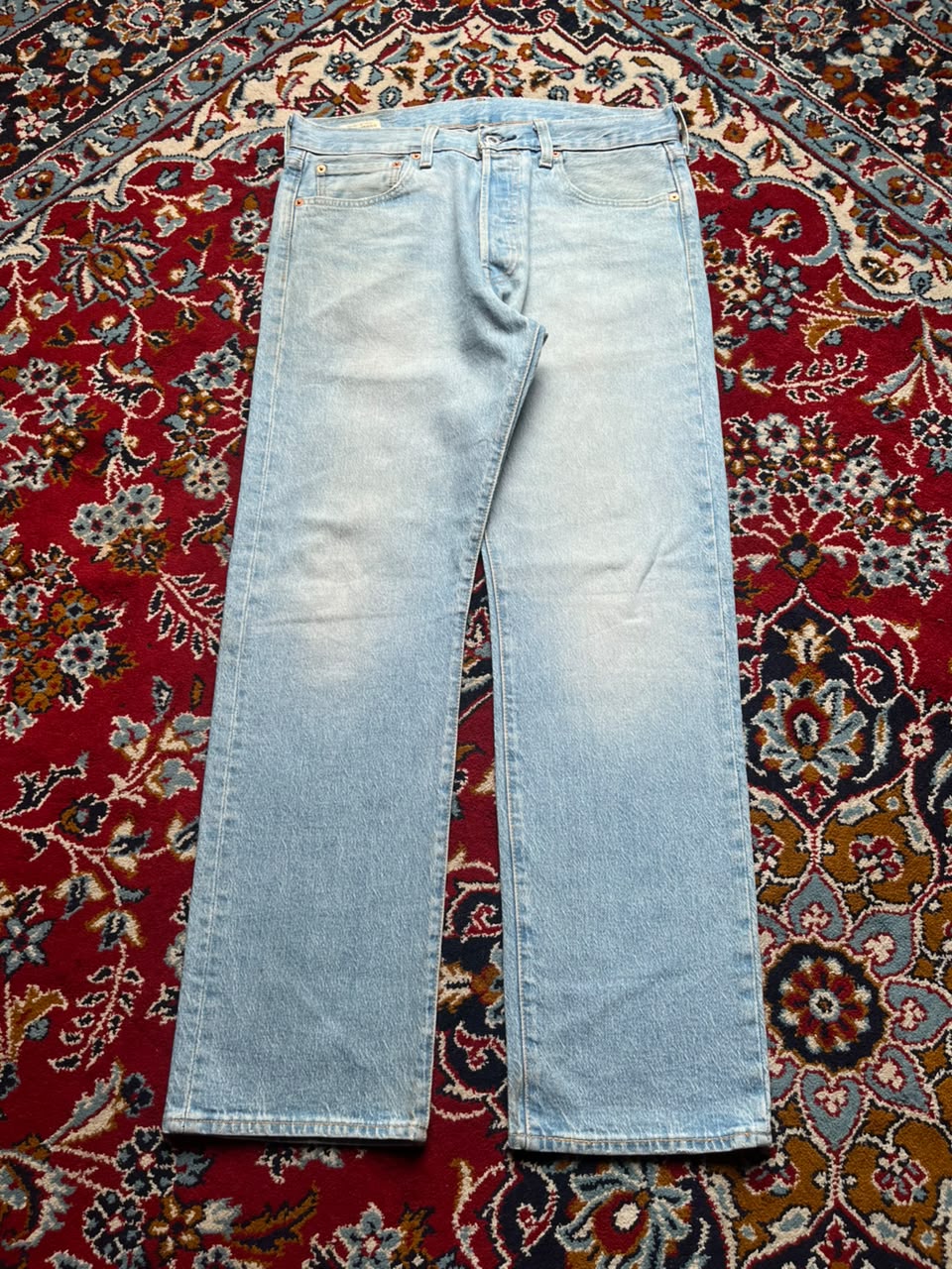 Levis Premium 501 Straight Fit Light WashED JEANS - 32