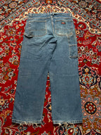 Dickies Blue Distressed Workwear JEANS - 36