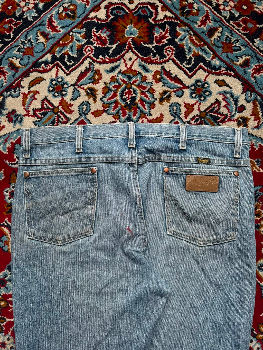 Wrangler Bootcut Fit Light Washed Heavyweight Jeans - 36