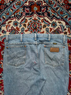 Wrangler Bootcut Fit Light Washed Heavyweight Jeans - 36