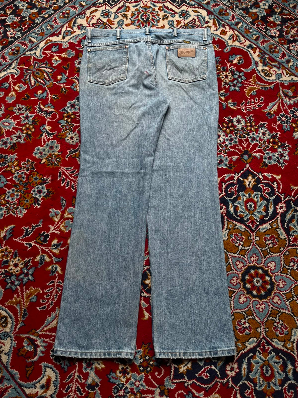 Wrangler Bootcut Fit Light Washed Heavyweight Jeans - 36