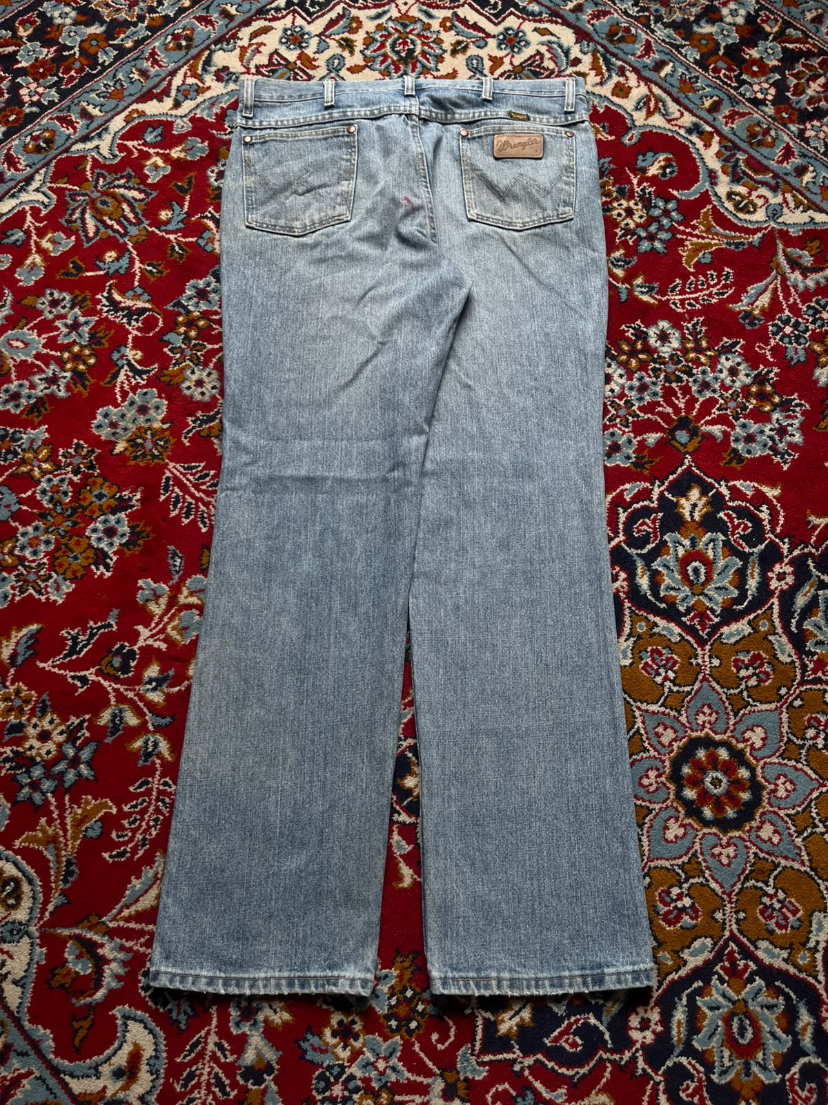 Wrangler Bootcut Fit Light Washed Heavyweight Jeans - 36
