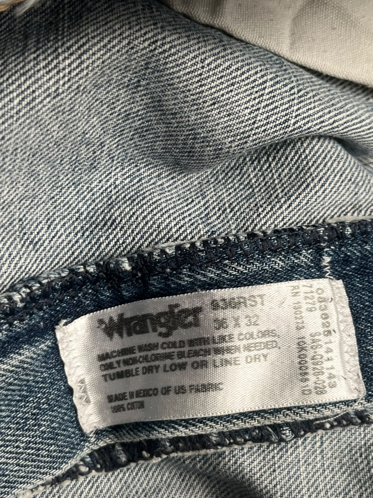 Wrangler Bootcut Fit Light Washed Heavyweight Jeans - 36