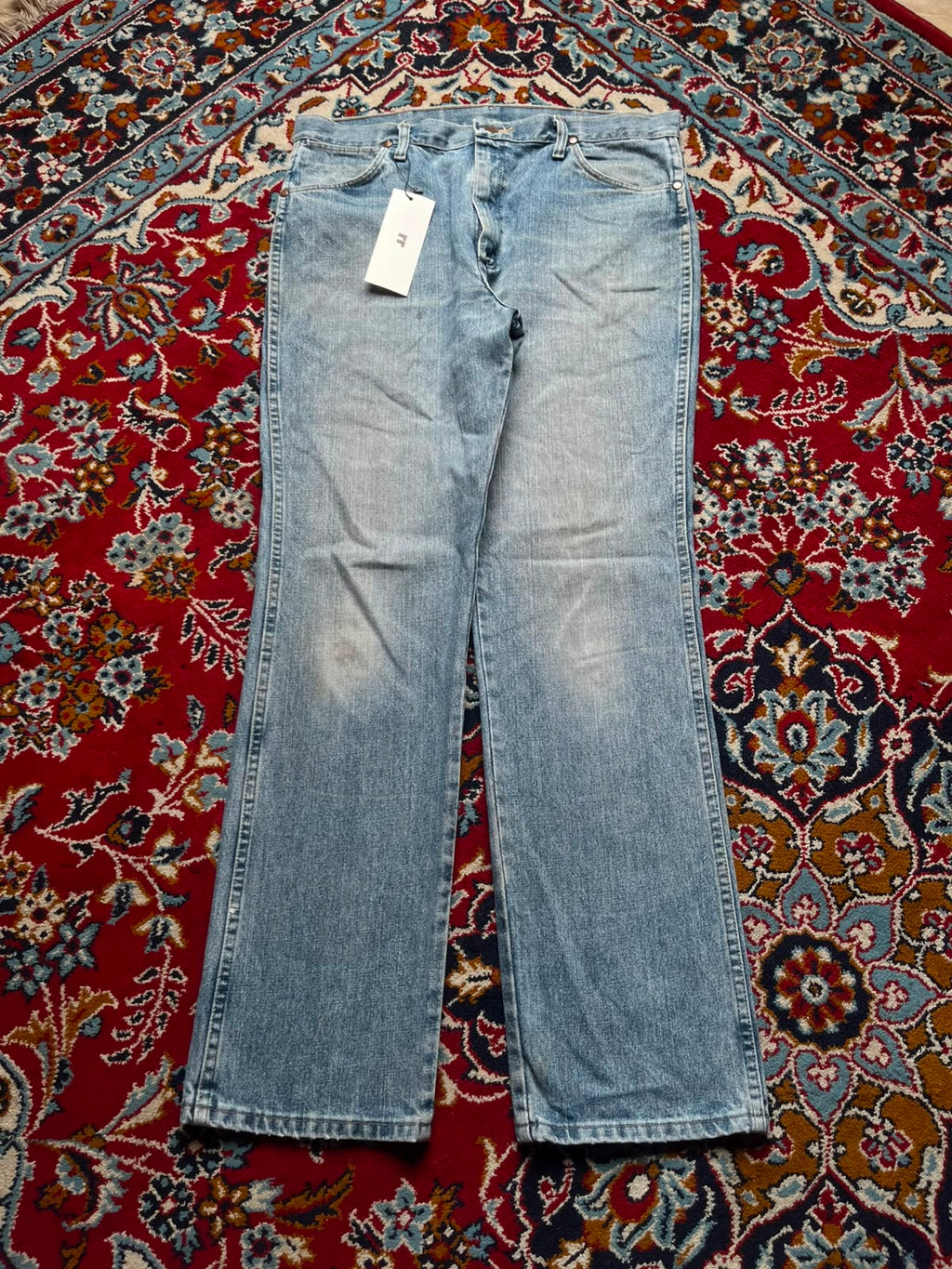Wrangler Bootcut Fit Light Washed Heavyweight Jeans - 36
