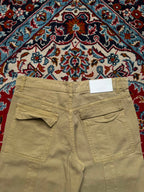 BoohooMAN Khaki Tan Multi Pocket Baggy Cargo Pants - 34