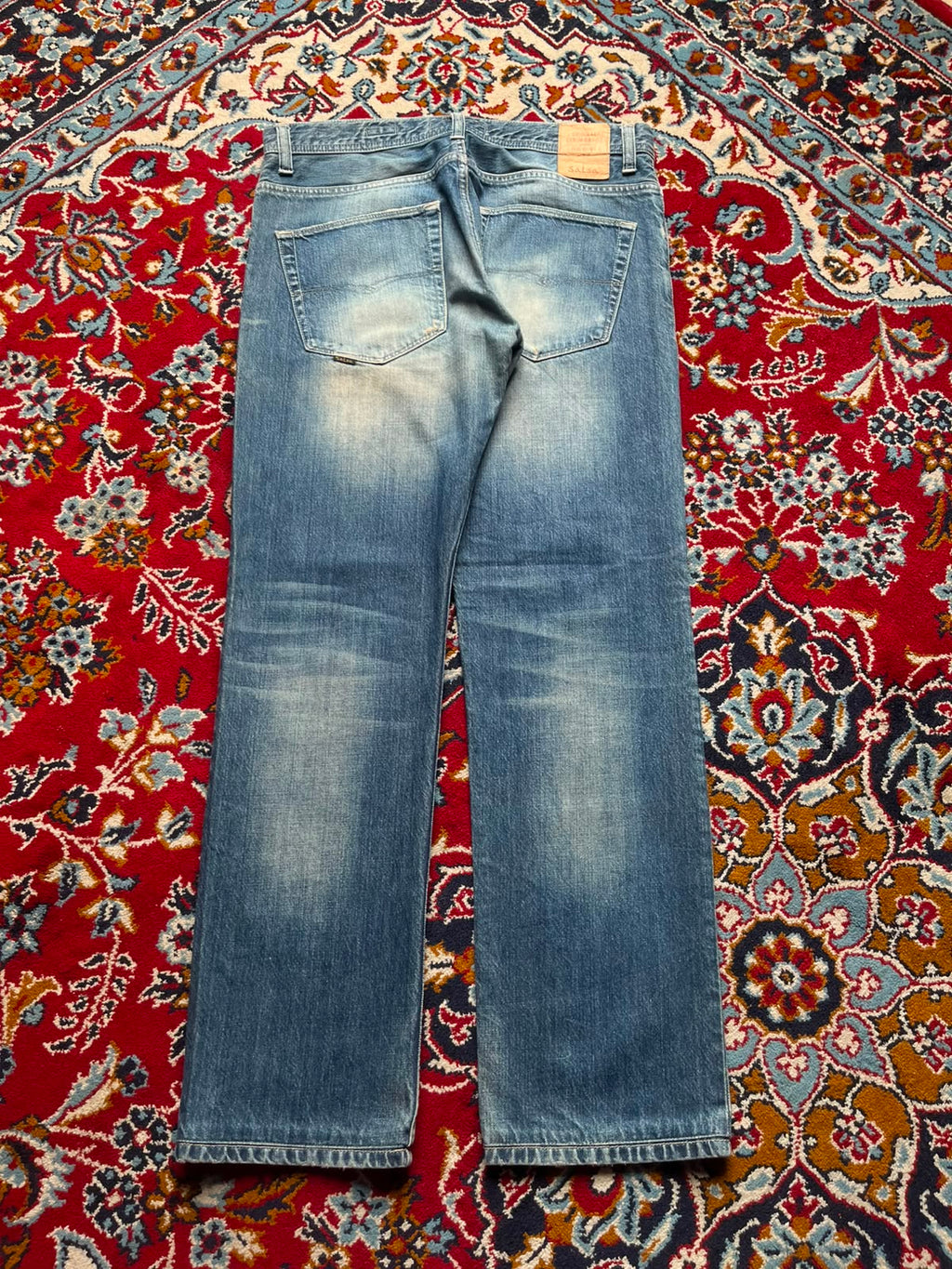 Salsa Straight Navarro Medium Washed Faded Jeans - 34