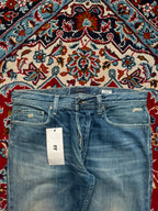 Salsa Straight Navarro Medium Washed Faded Jeans - 34