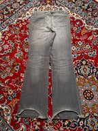 Collusion High Waisted Flared Faded Gray JEANS - 32