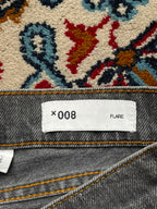 Collusion High Waisted Flared Faded Gray JEANS - 32