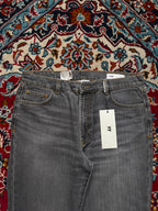 Collusion High Waisted Flared Faded Gray JEANS - 32