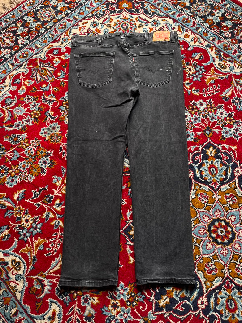 Levi's 502 Regular Taper Faded Black JEANS - 40