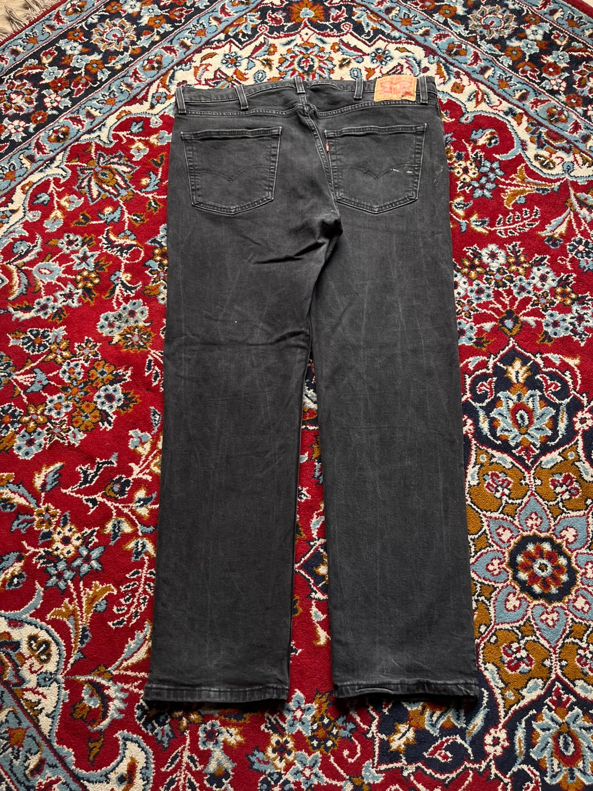Levi's 502 Regular Taper Faded Black JEANS - 40