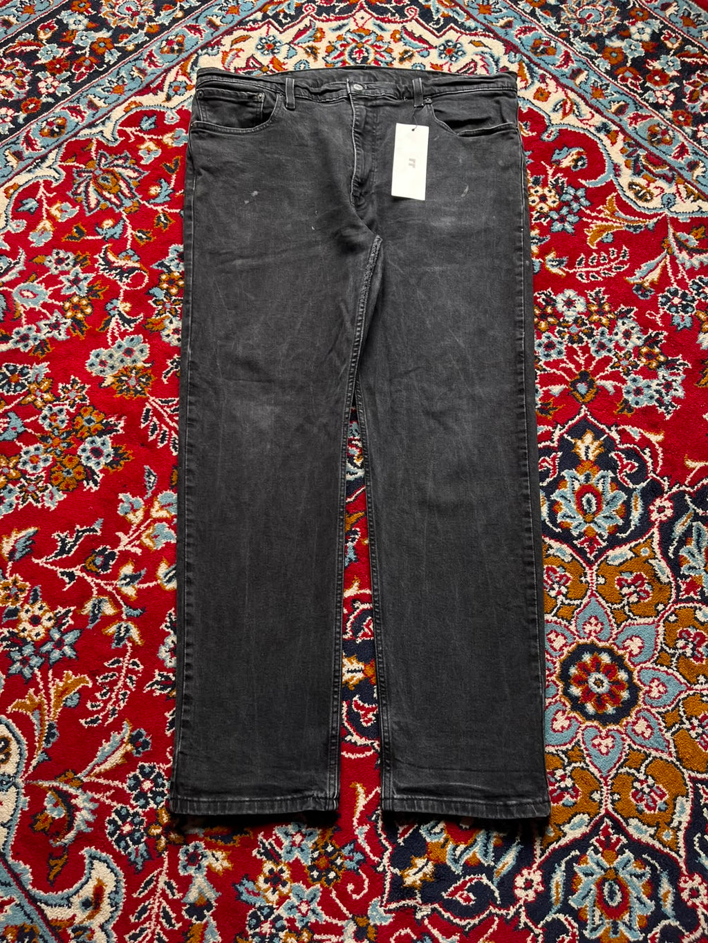 Levi's 502 Regular Taper Faded Black JEANS - 40
