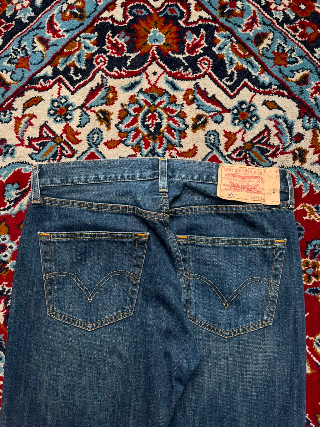 Levi's 501 Original Straight fit Washed JEANS - 32