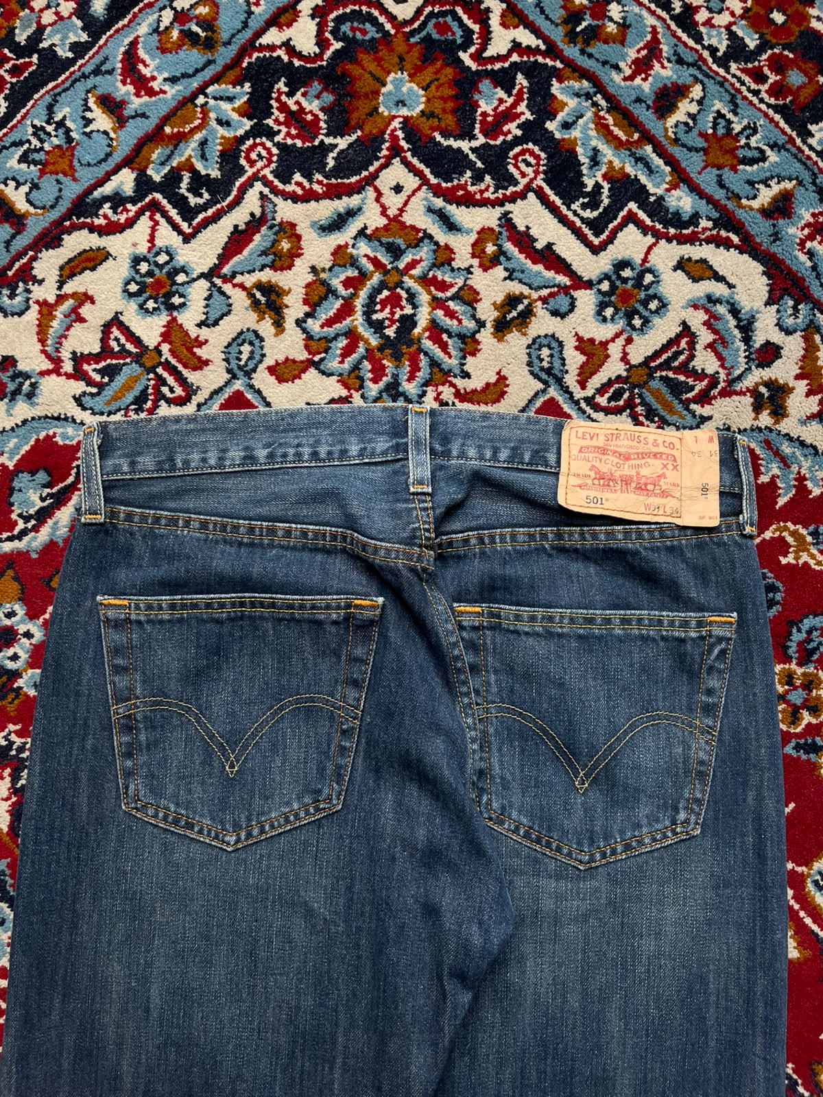 Levi's 501 Original Straight fit Washed JEANS - 32