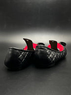 Salvatore Ferragamo Black Quilted Leather Vara Bow Ballet Flats - 38