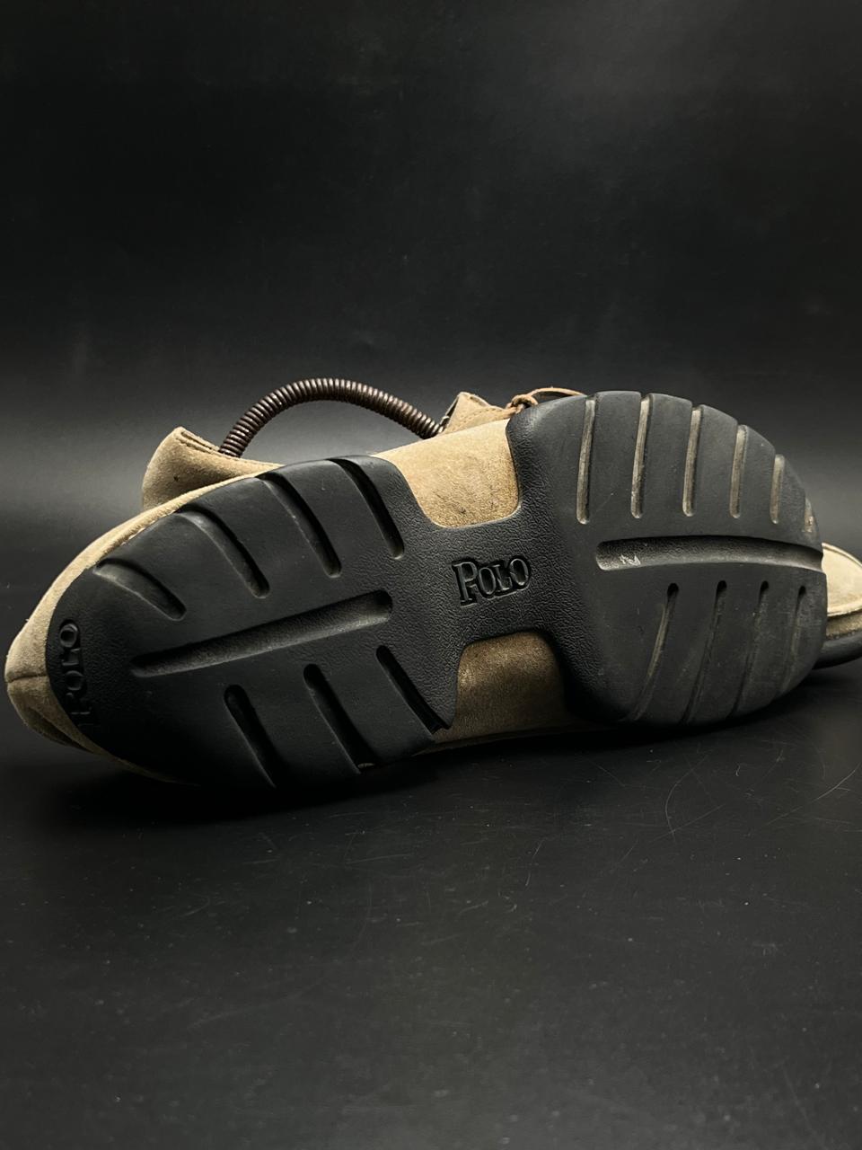 POLO RALPH LAUREN VTG 1990’s Tan Suede Wide Toe Shoes - 43