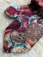 Pierre Cardin Paris Made in Great Britain - Abstract Baroque Art Tie