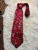 Vintage ICC Cricket World Cup South Africa 2003 - Official Mascot Dazzler Red Tie