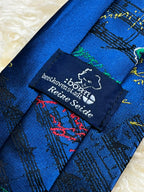 Beethovenstadt Bonn Pure Silk - Royal Blue Beethoven Music Score Tie