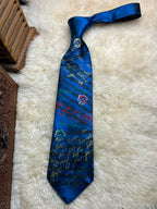 Beethovenstadt Bonn Pure Silk - Royal Blue Beethoven Music Score Tie