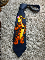 The Disney Store Tigger - Charcoal Grey 100% Polyester Novelty tie