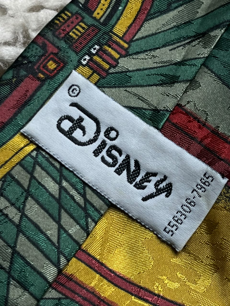 Disney Mickey & Minnie Mouse Jukebox Dance - Green Polyester Tie