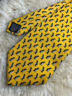 Beaufort Italian Silk Penguin - Bright Yellow Novelty Animal Tie