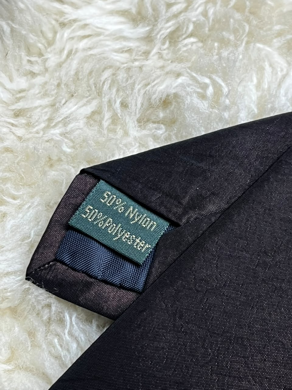 Lloyd Attree & Smith Dark Brown Slubbed Texture Formal tie