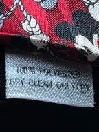 Disney Mickey Mouse - Burgundy Red All Over Character Print Tie